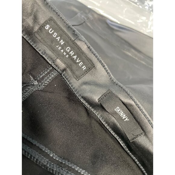 GRAVER Susan Graver Regular Coated Stretch Woven Ankle Pants Womens Plus 22 NEW - Picture 6 of 10